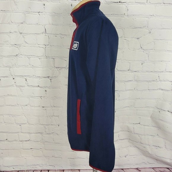 Hurley Men's Size S Navy Wander On Polar Fleece Pullover - Picture 5 of 9